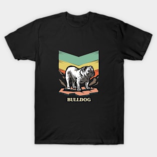 Bulldogs | Retro design for Dog Lovers T-Shirt